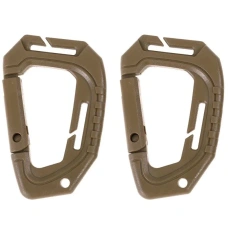 Карабін тактичний пластиковий "TACTICAL CARABINER MOLLE" (2 шт.)