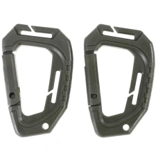 Карабін тактичний пластиковий "TACTICAL CARABINER MOLLE" (2 шт.)