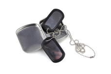 Жетони військові американські US "DOG-TAG" в коробці (оригінальні)