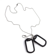 Жетони військові американські з гумками US "DOG-TAG" (оригінальні)