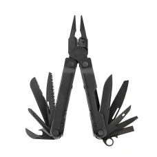 Мультиінструмент Leatherman® "Rebar® Black" (нейлоновий чохол, картонна коробка)