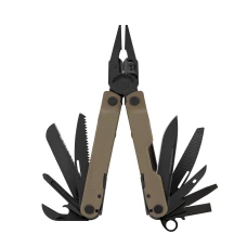 Мультиінструмент Leatherman® "Rebar® Coyote" (нейлоновий чохол, картонна коробка)