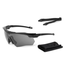 Окуляри захисні балістичні "ESS Crossbow Suppressor One Black with Smoke Gray Lense"