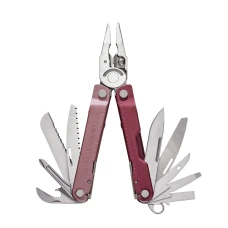Мультиінструмент Leatherman® "Rebar® Heathered Cranberry" (нейлоновий чохол)